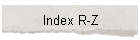 Index R-Z
